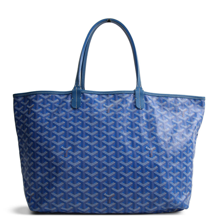 GOYARD Goyardine St. Louis Tote PM w/ Pouch - Blue