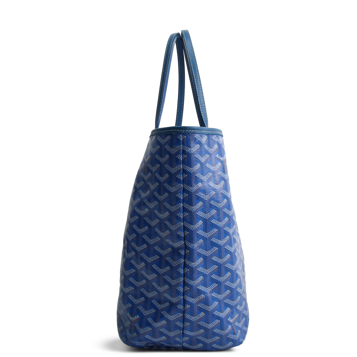 GOYARD Goyardine St. Louis Tote PM w/ Pouch - Blue