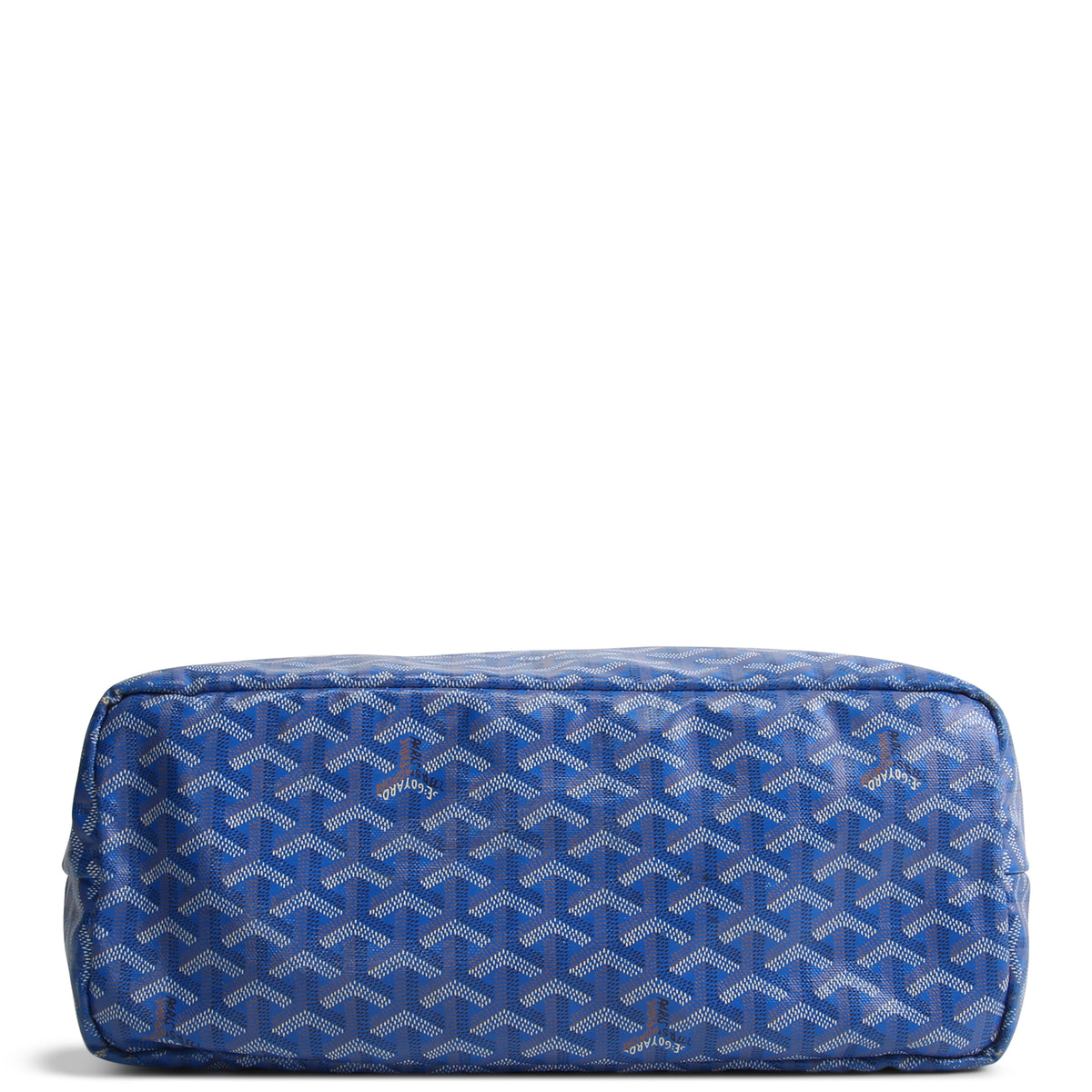 GOYARD Goyardine St. Louis Tote PM w/ Pouch - Blue