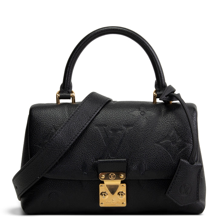 LOUIS VUITTON Madeleine BB Empreinte - Black