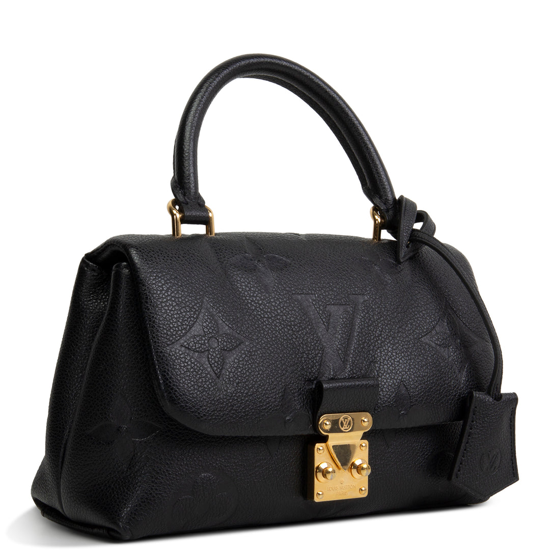 LOUIS VUITTON Madeleine BB Empreinte - Black