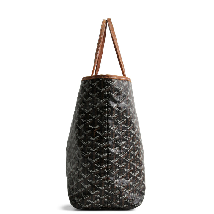 GOYARD Goyardine St. Louis Tote PM w/ Pouch - Black