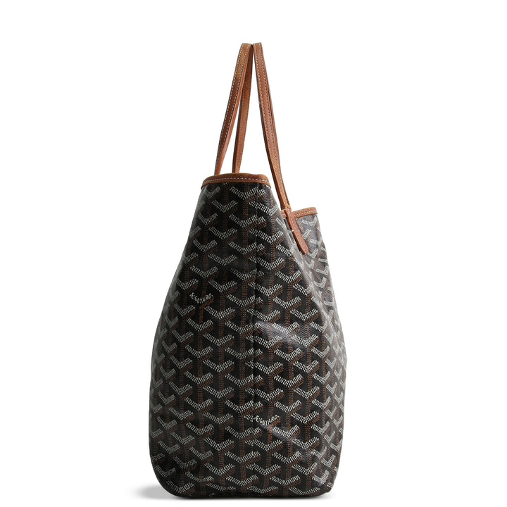 GOYARD Goyardine St. Louis Tote PM w/ Pouch - Black