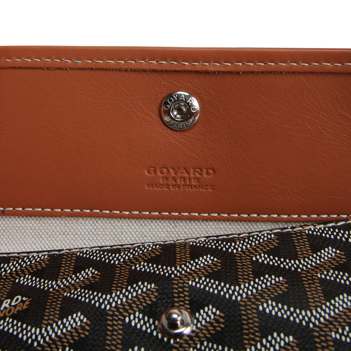 GOYARD Goyardine St. Louis Tote PM w/ Pouch - Black