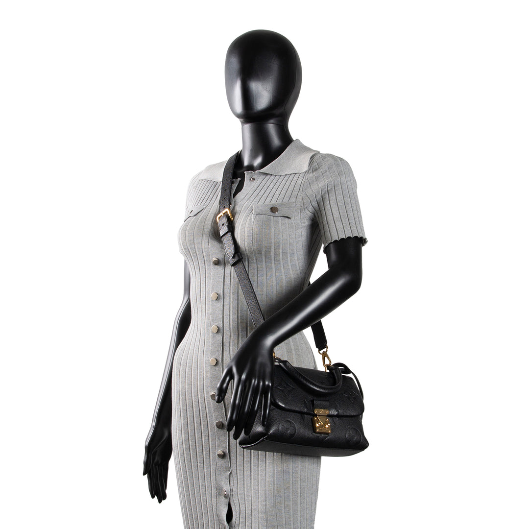 LOUIS VUITTON Madeleine BB Empreinte - Black