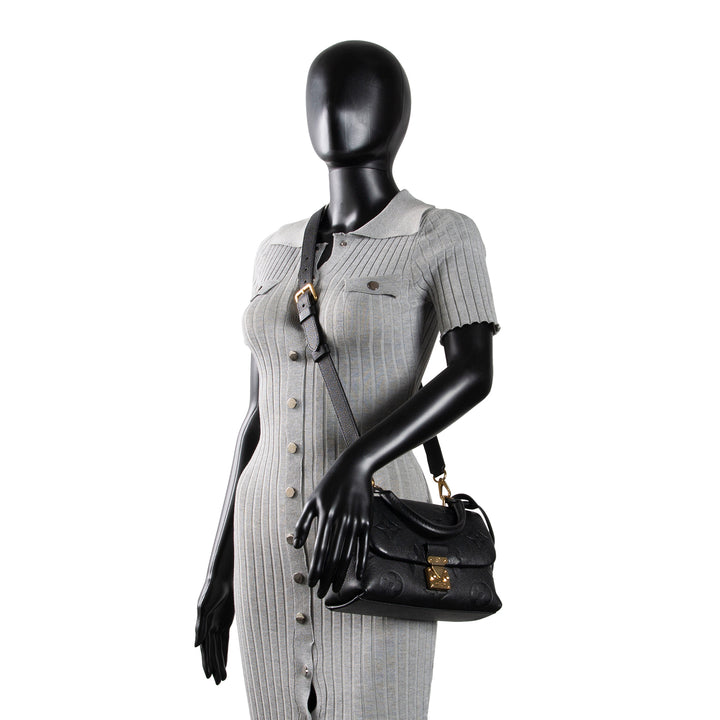 LOUIS VUITTON Madeleine BB Empreinte - Black