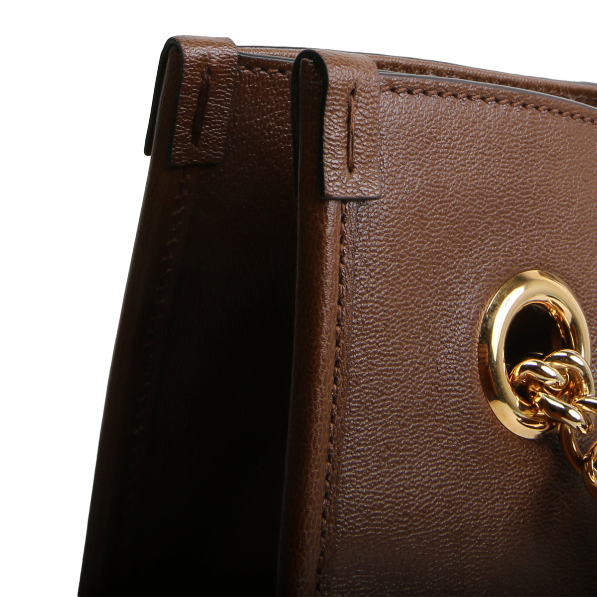 GUCCI Horsebit 1955 Leather Chain Tote