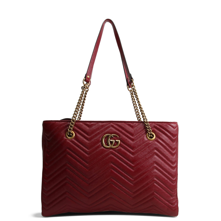 GUCCI GG Marmont Tote - Red