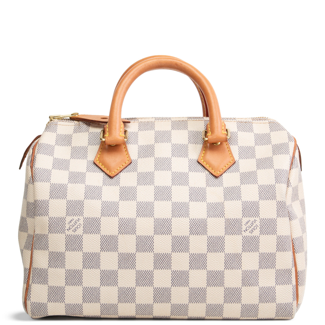 LOUIS VUITTON Damier Azur Speedy 25