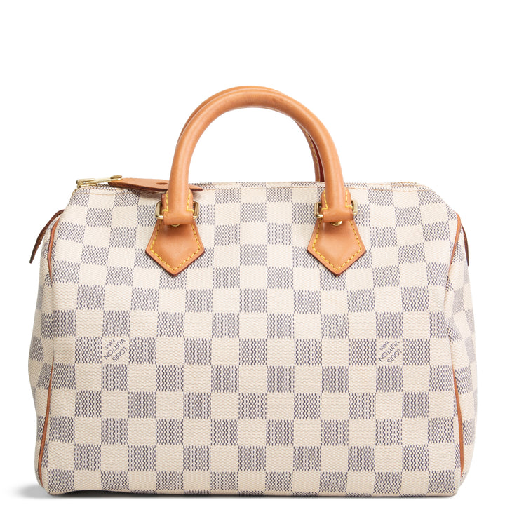 LOUIS VUITTON Damier Azur Speedy 25