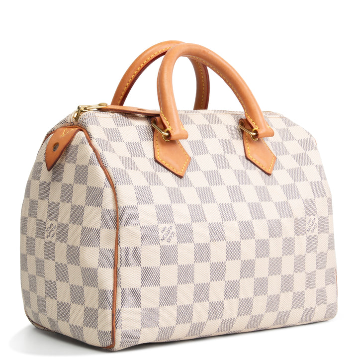 LOUIS VUITTON Damier Azur Speedy 25