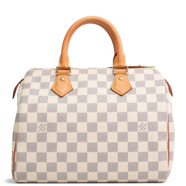 LOUIS VUITTON Damier Azur Speedy 25