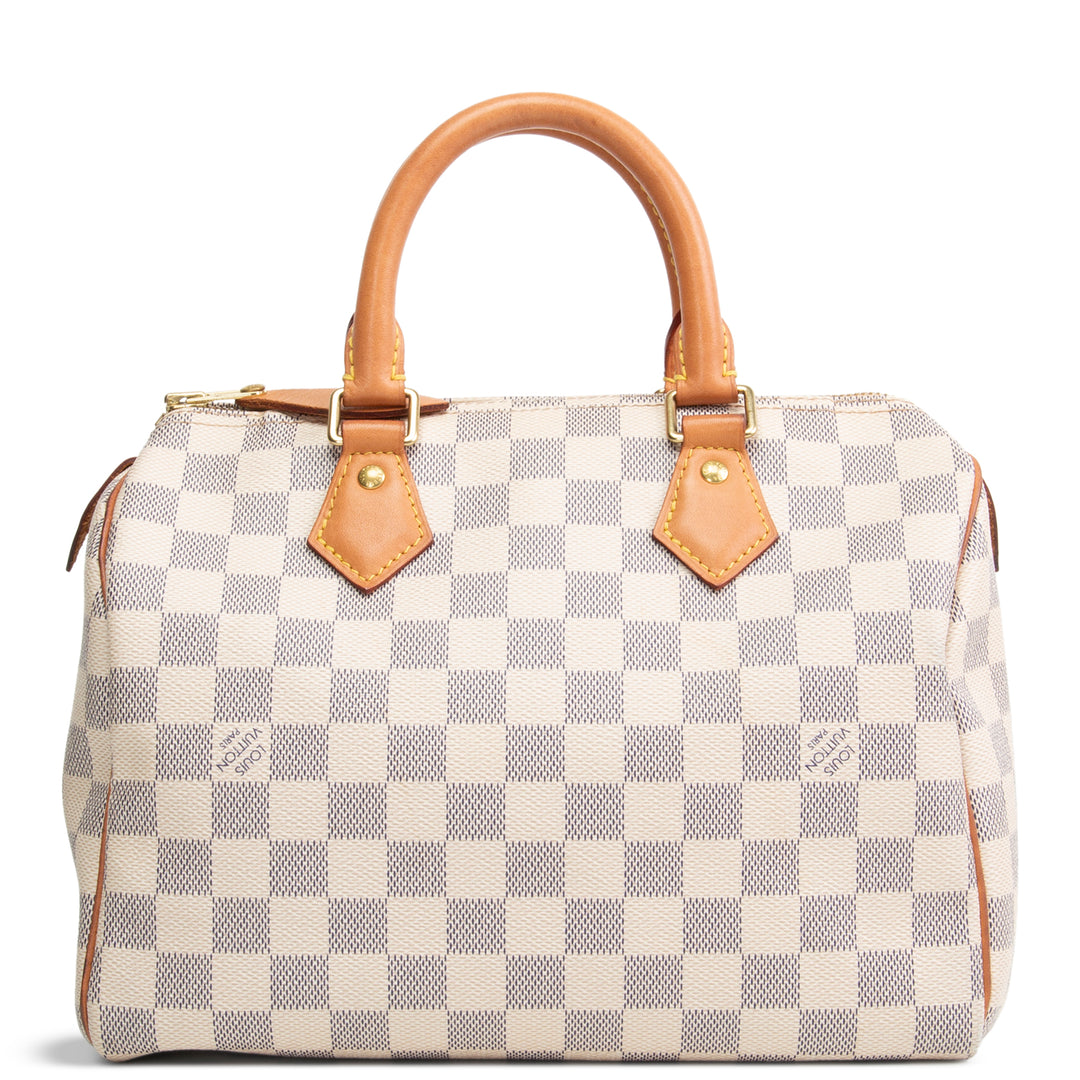 LOUIS VUITTON Damier Azur Speedy 25