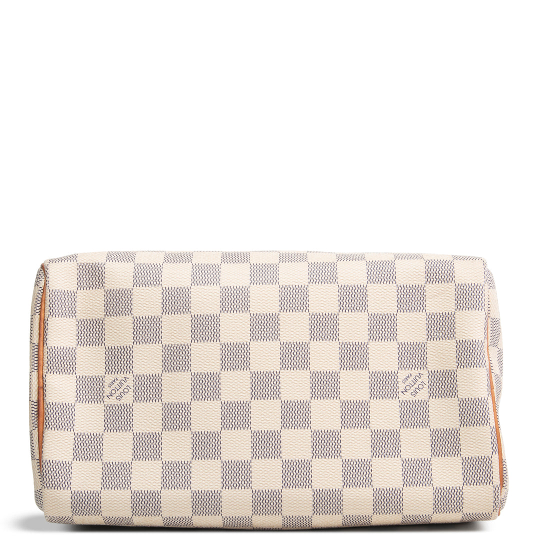 LOUIS VUITTON Damier Azur Speedy 25