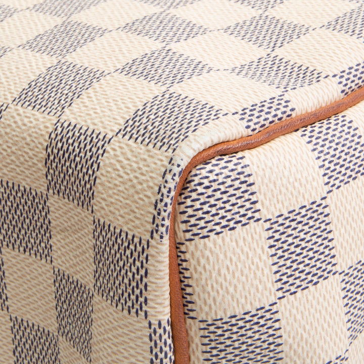 LOUIS VUITTON Damier Azur Speedy 25