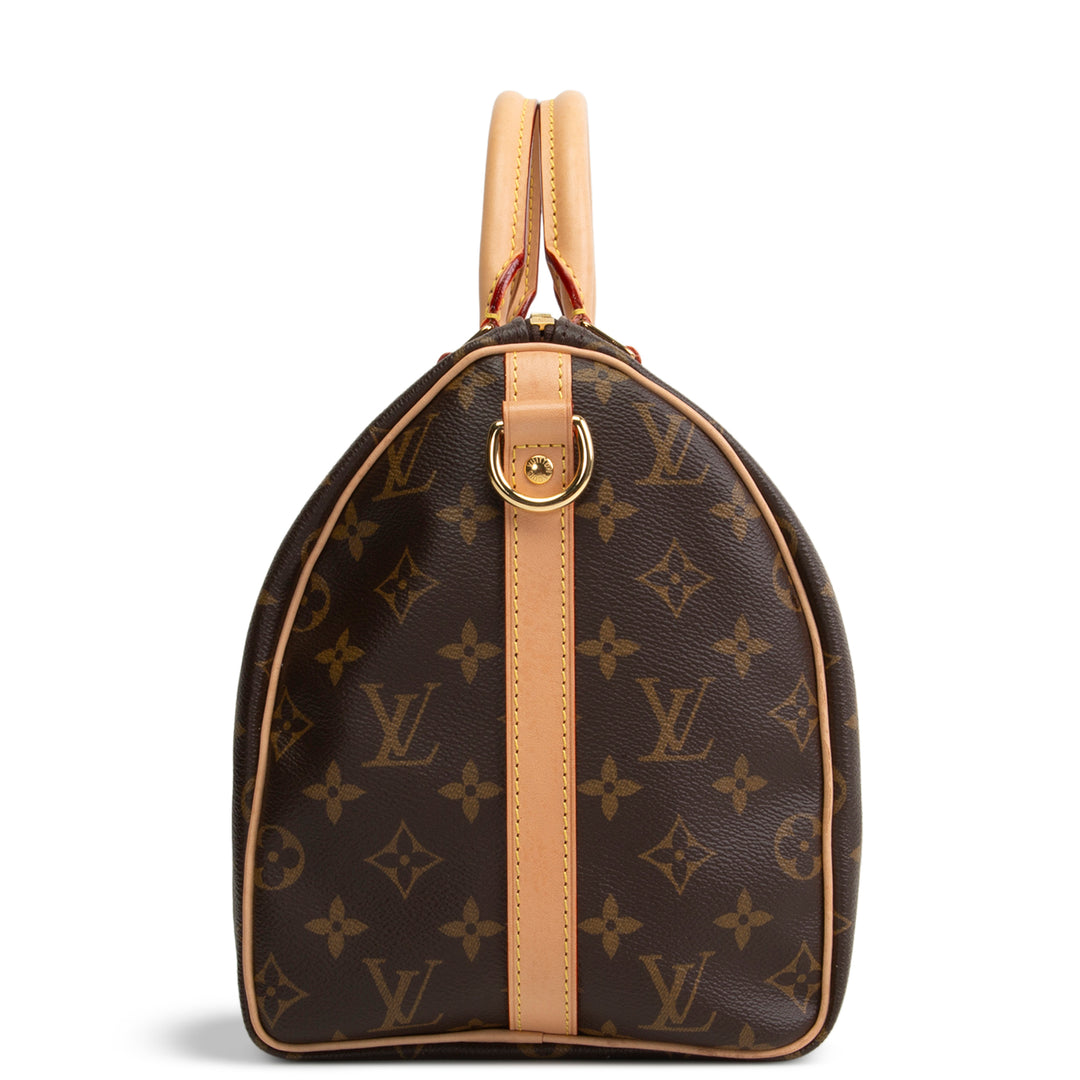 LOUIS VUITTON Monogram Speedy Bandouliere 30