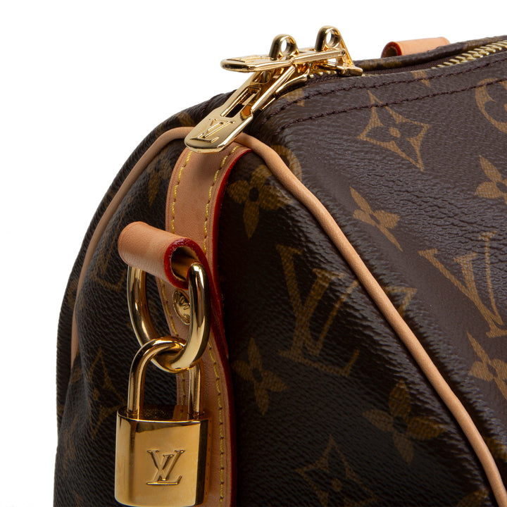 LOUIS VUITTON Monogram Speedy Bandouliere 30