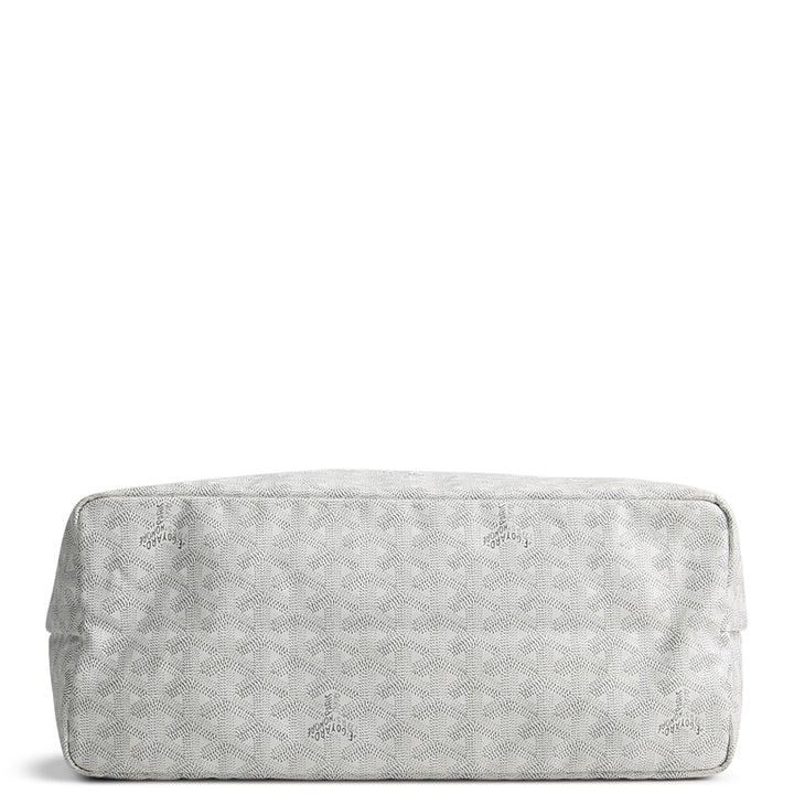 GOYARD Goyardine St. Louis Tote PM w/ Pouch - White