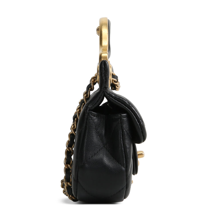 CHANEL Lady Handle Card Holder on Chain