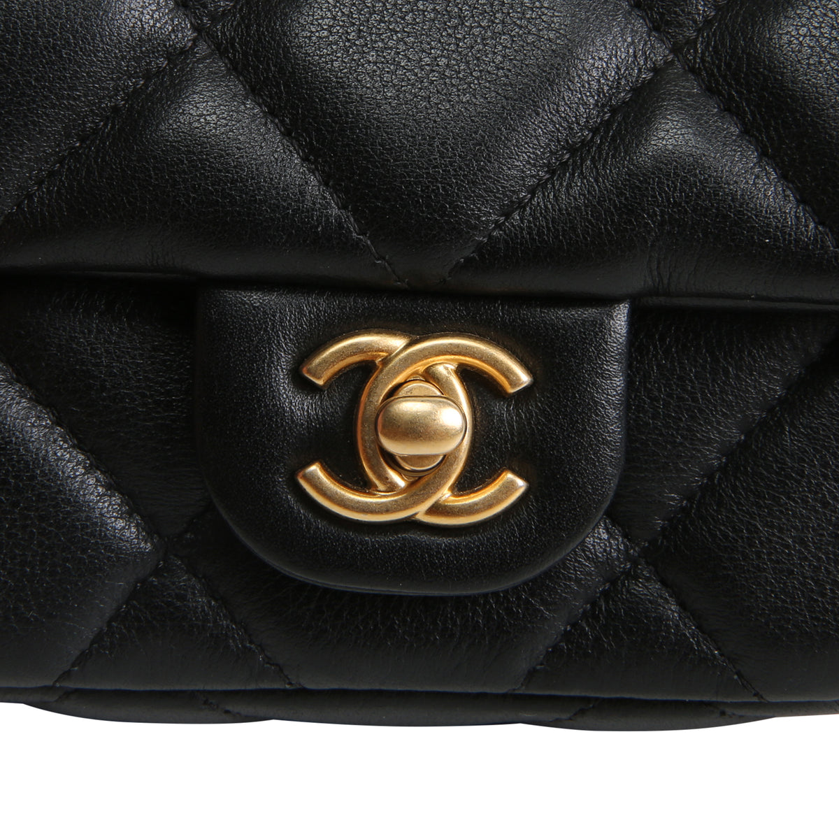CHANEL Lady Handle Card Holder on Chain