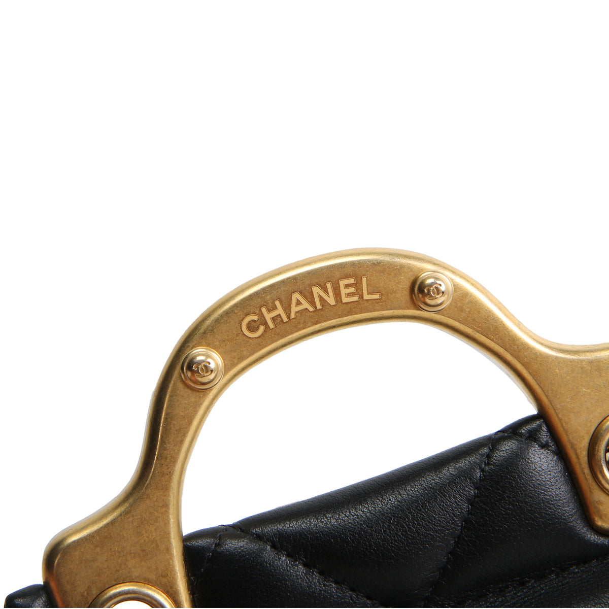 CHANEL Lady Handle Card Holder on Chain