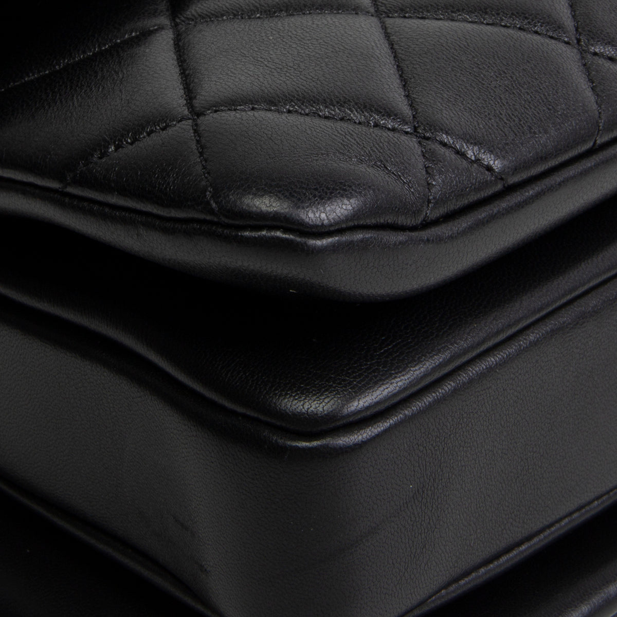 CHANEL Lambskin Top Handle Trendy Bag