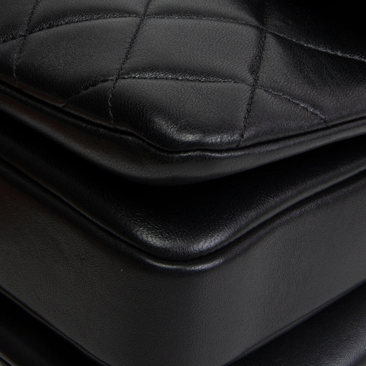 CHANEL Lambskin Top Handle Trendy Bag