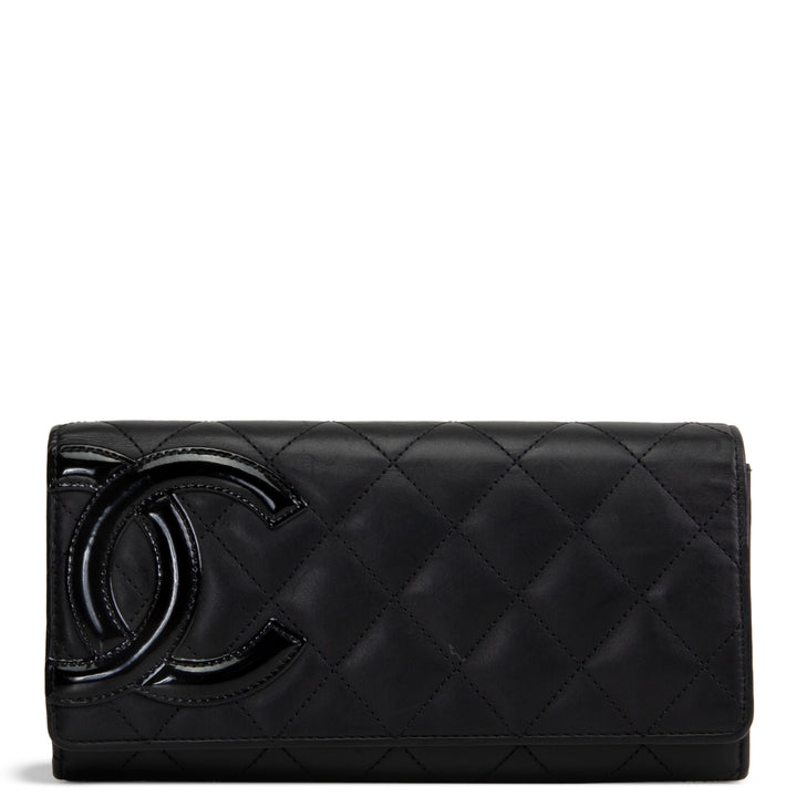 CHANEL Cambon Ligne Continental Wallet - Black