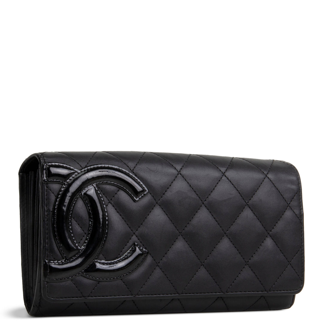 CHANEL Cambon Ligne Continental Wallet - Black