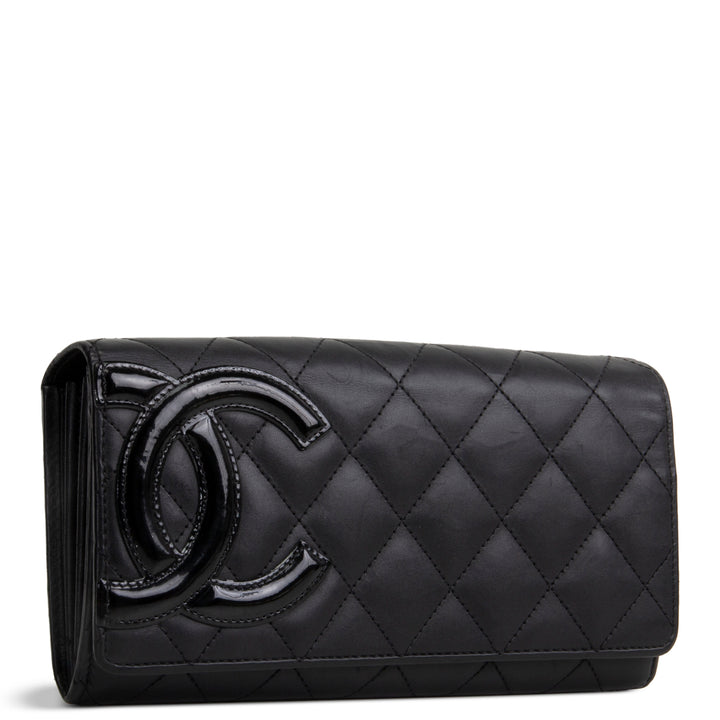 CHANEL Cambon Ligne Continental Wallet - Black
