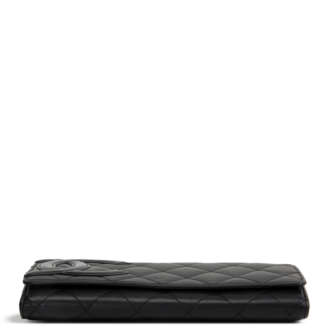 CHANEL Cambon Ligne Continental Wallet - Black