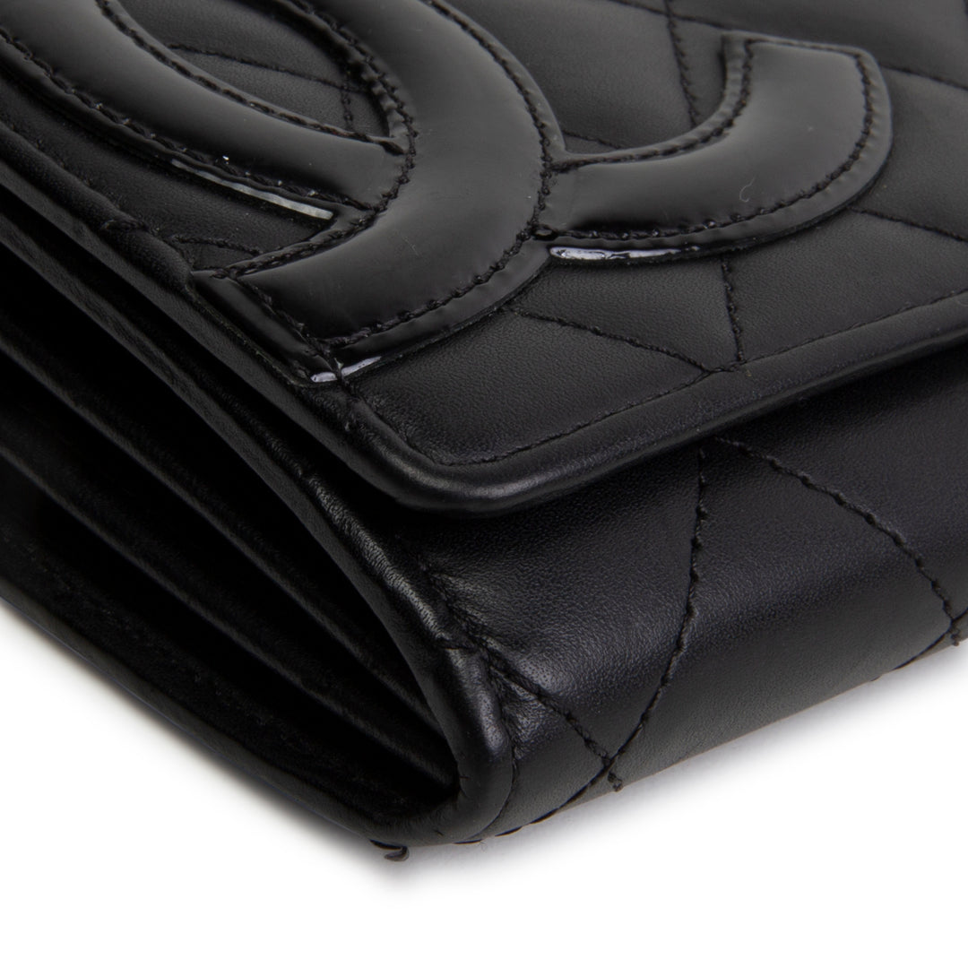 CHANEL Cambon Ligne Continental Wallet - Black