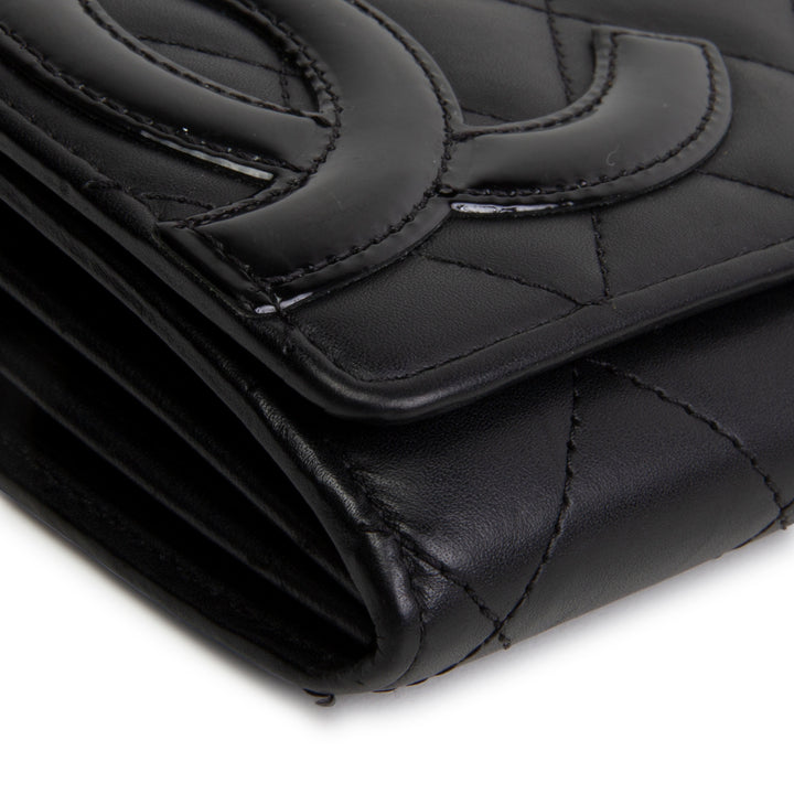 CHANEL Cambon Ligne Continental Wallet - Black