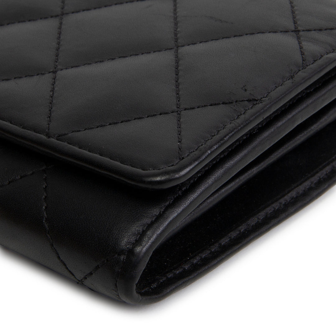 CHANEL Cambon Ligne Continental Wallet - Black