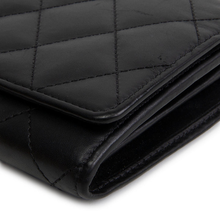 CHANEL Cambon Ligne Continental Wallet - Black