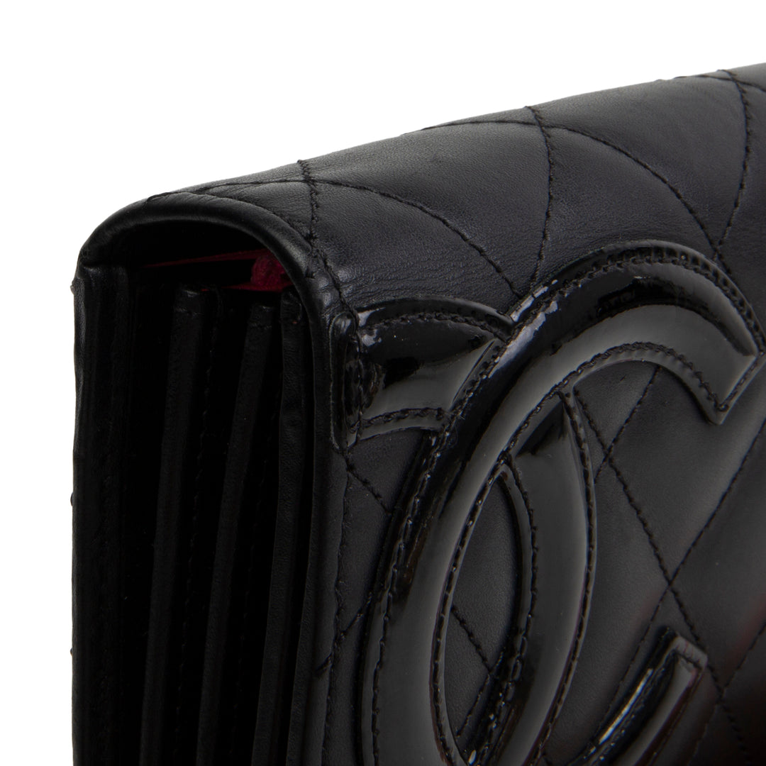 CHANEL Cambon Ligne Continental Wallet - Black