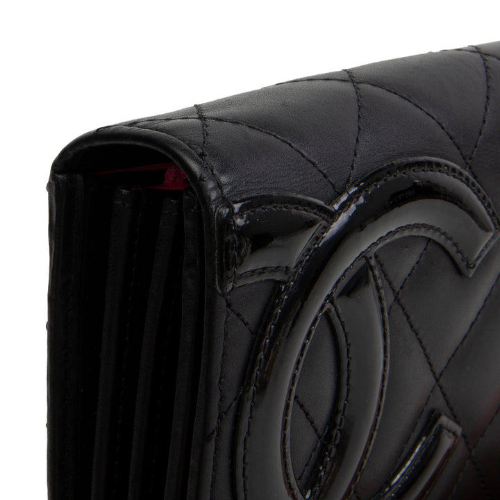 CHANEL Cambon Ligne Continental Wallet - Black