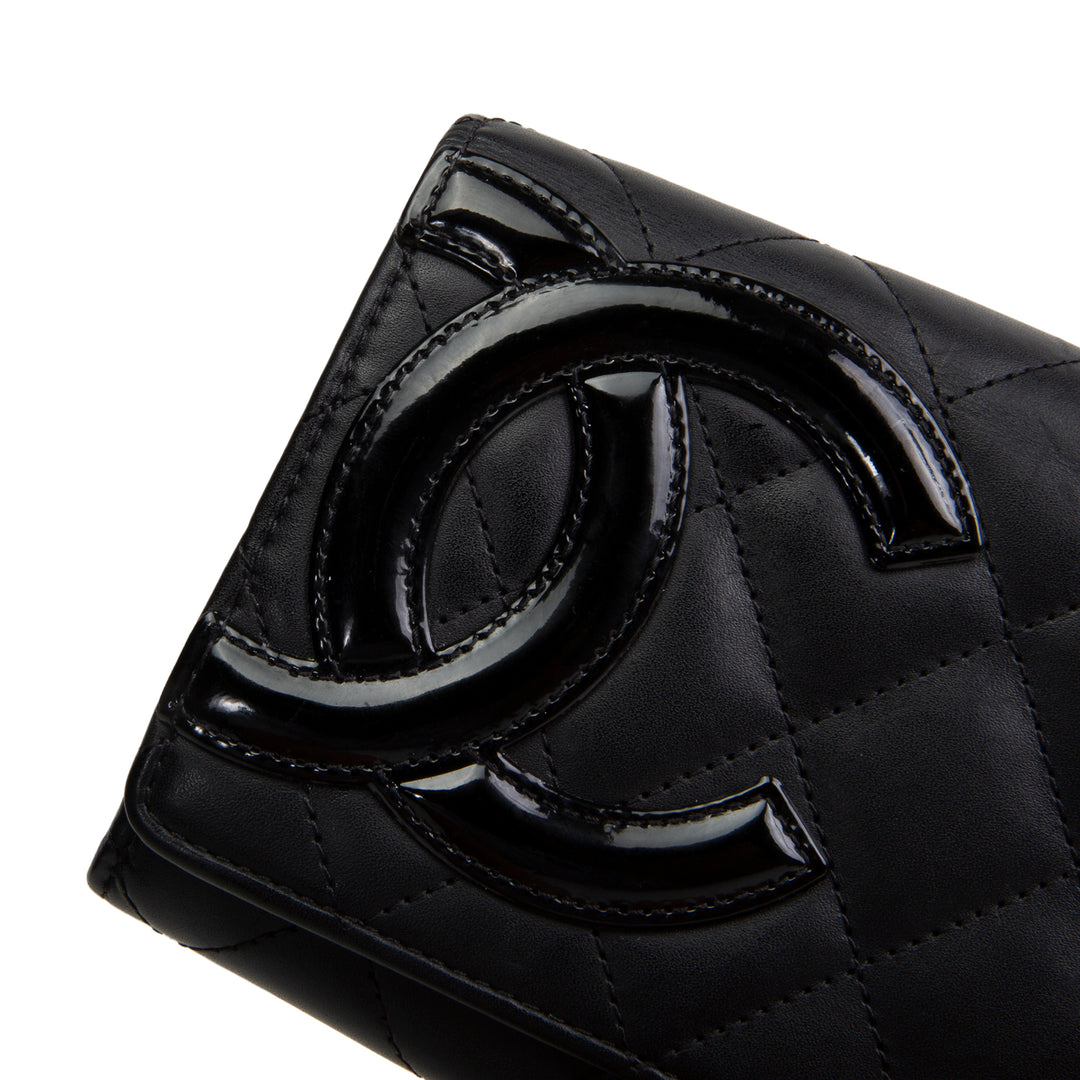 CHANEL Cambon Ligne Continental Wallet - Black