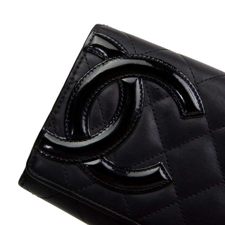 CHANEL Cambon Ligne Continental Wallet - Black
