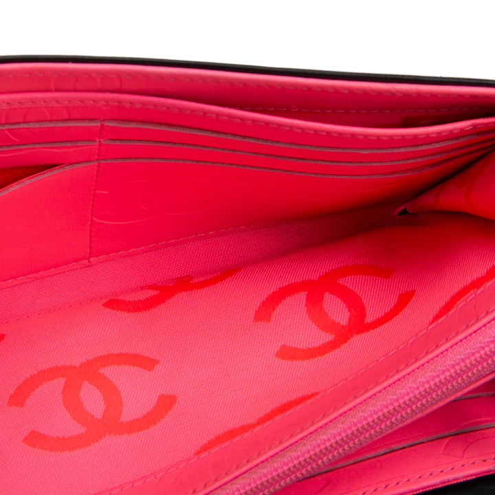CHANEL Cambon Ligne Continental Wallet - Black
