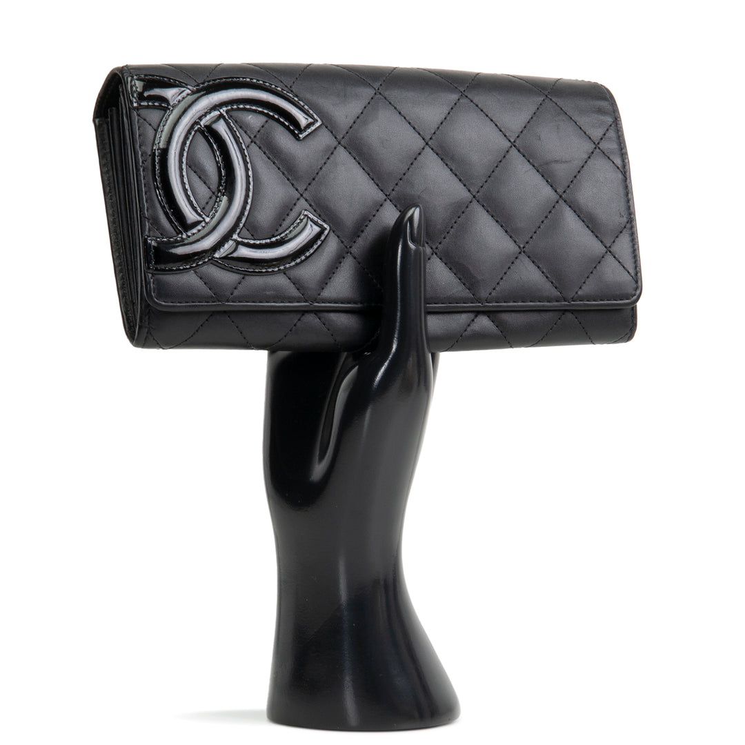 CHANEL Cambon Ligne Continental Wallet - Black