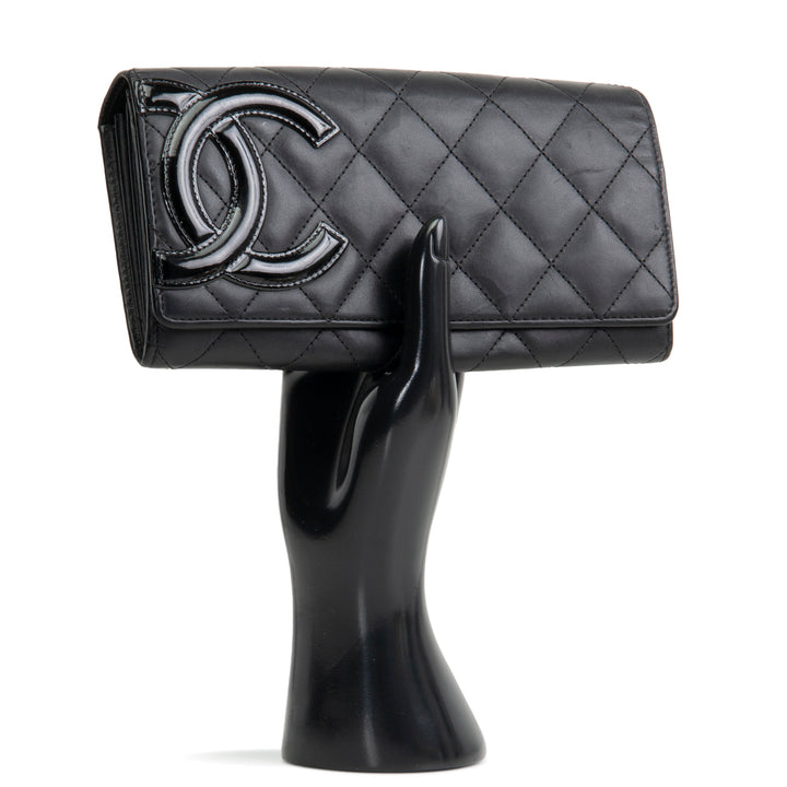 CHANEL Cambon Ligne Continental Wallet - Black