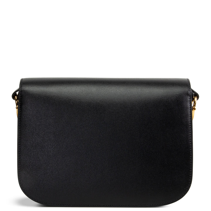 GUCCI Calfskin Horsebit 1955 Shoulder Bag - Black