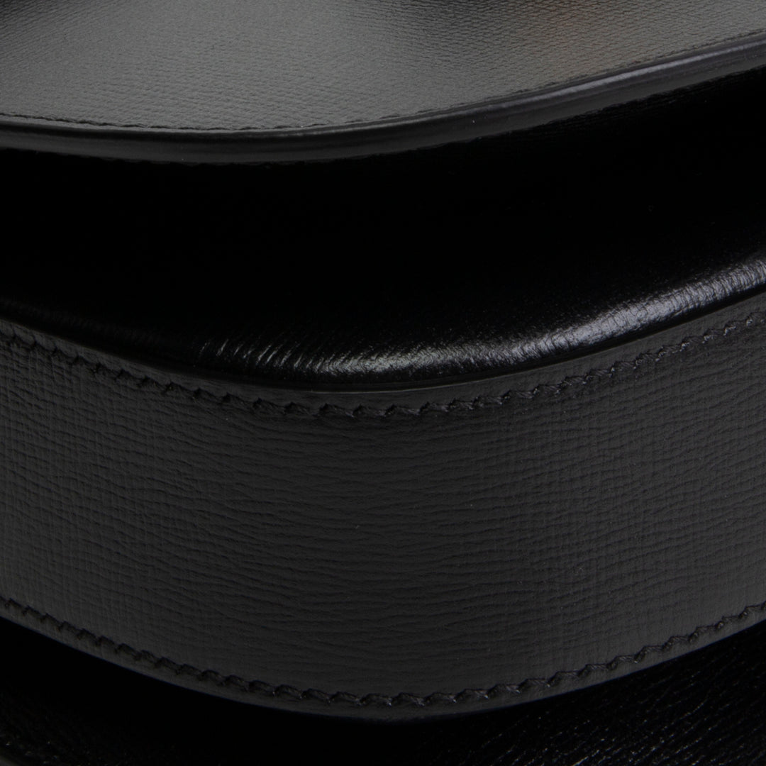GUCCI Calfskin Horsebit 1955 Shoulder Bag - Black