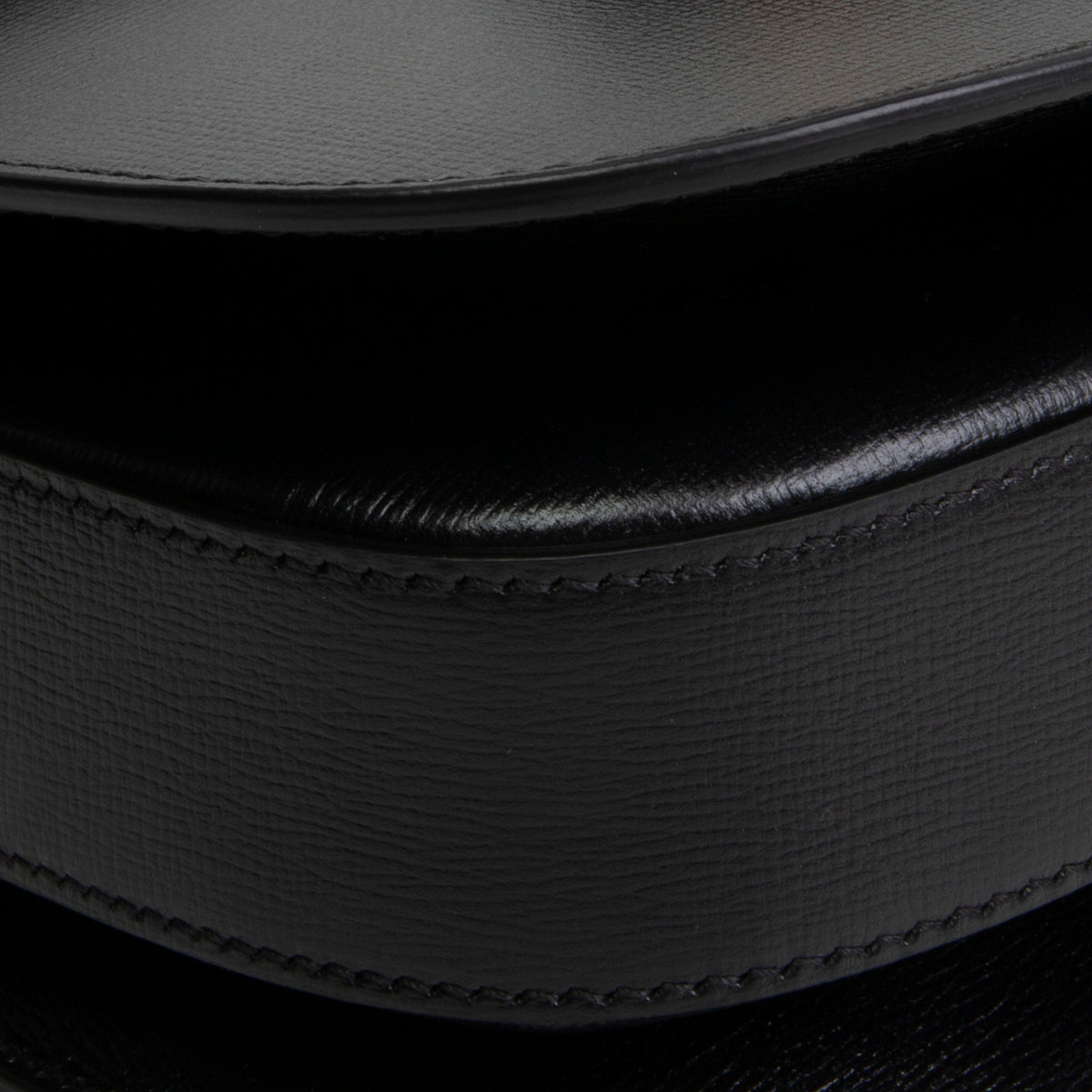GUCCI Calfskin Horsebit 1955 Shoulder Bag - Black