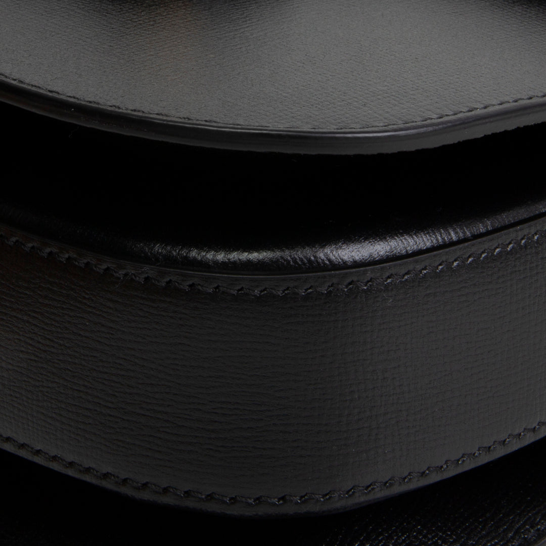 GUCCI Calfskin Horsebit 1955 Shoulder Bag - Black