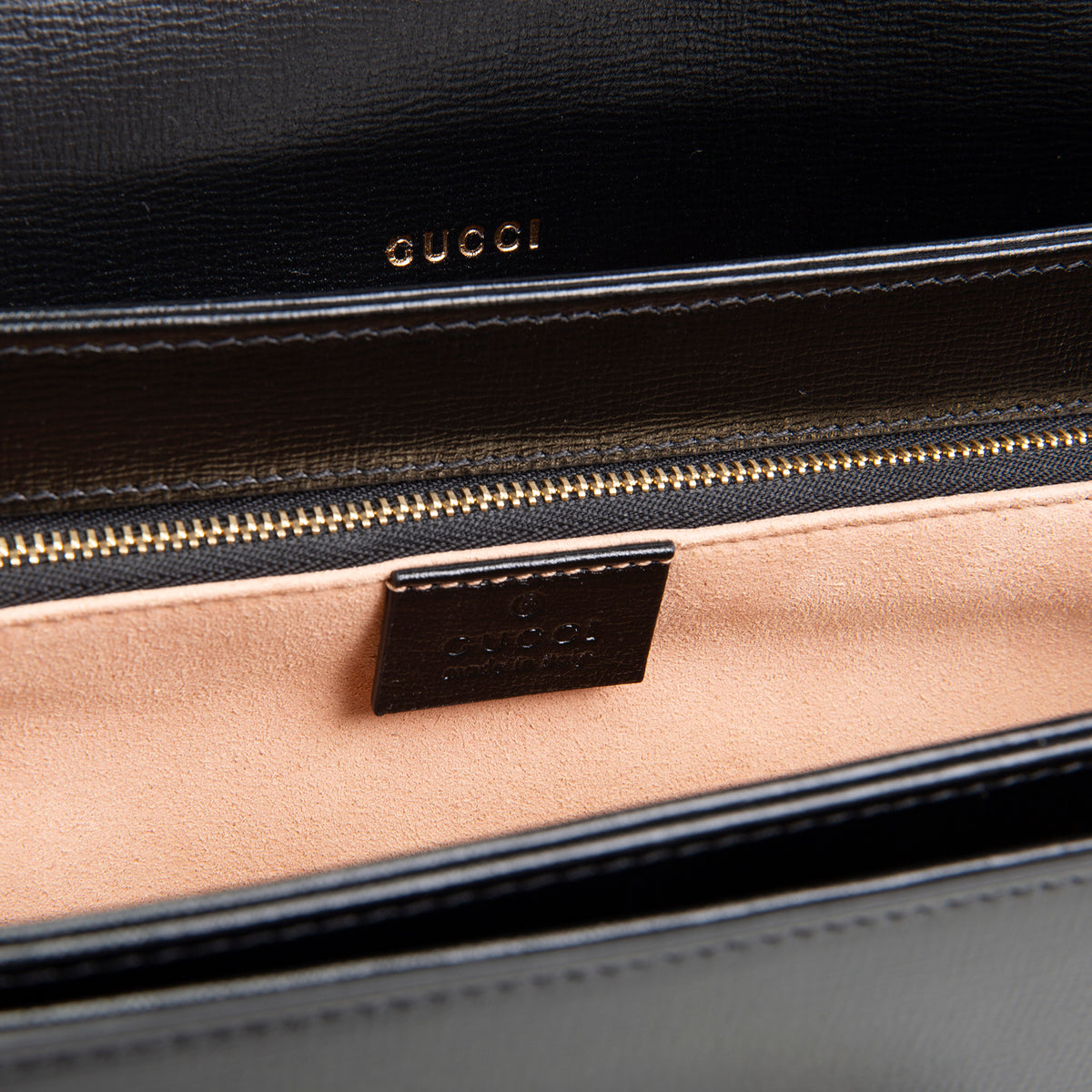 GUCCI Calfskin Horsebit 1955 Shoulder Bag - Black