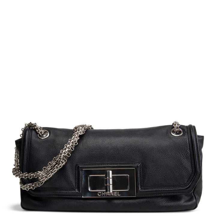 CHANEL Mademoiselle Lock Bijoux Chain Flap Bag - Black