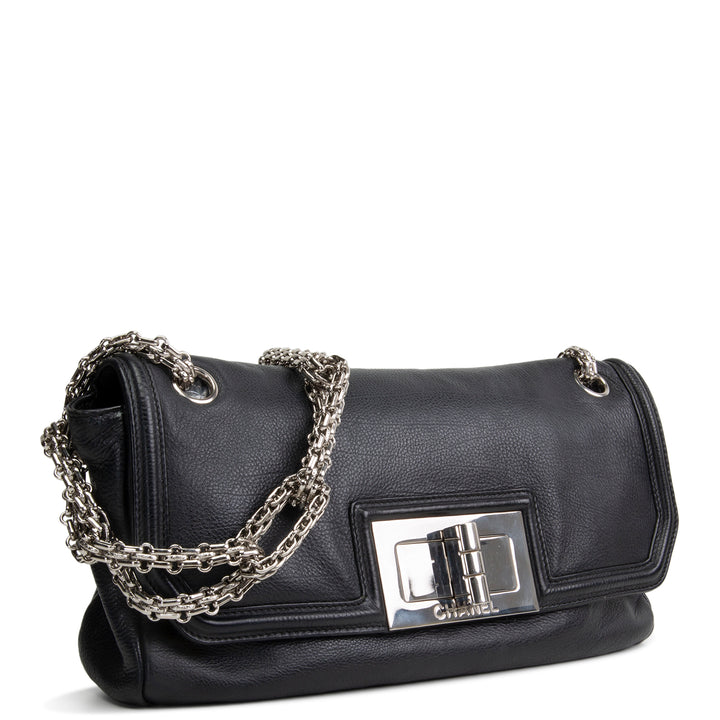 CHANEL Mademoiselle Lock Bijoux Chain Flap Bag - Black