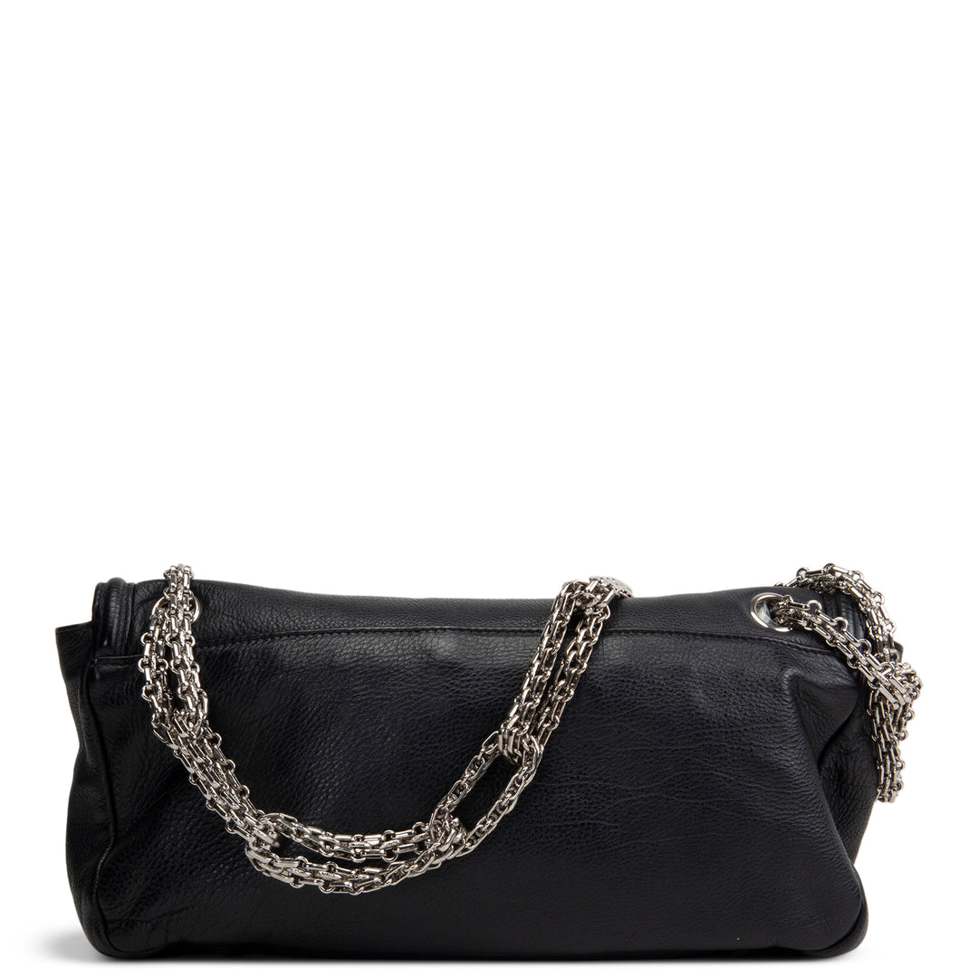 CHANEL Mademoiselle Lock Bijoux Chain Flap Bag - Black